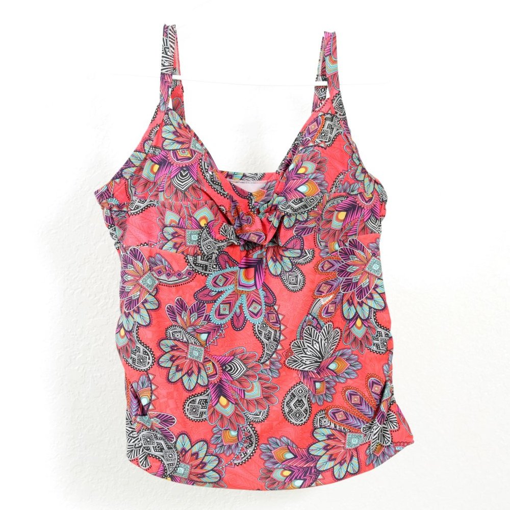 Croft & Barrow Tankini with‎ built in padded cups, 20W